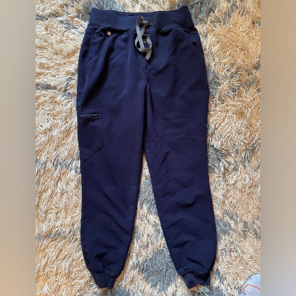 Figs Zamora navy joggers